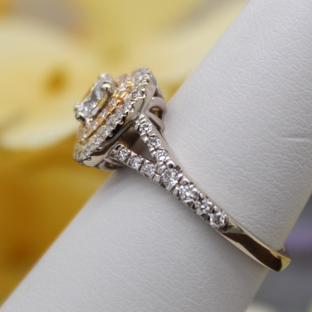 1.03 ct. E/VVS2 Lab Diamond Engagement Ring