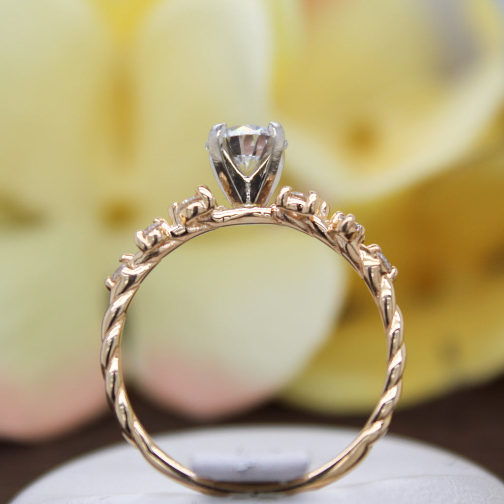 1.07 ct. D/VVS2 Lab-Grown Engagement Ring