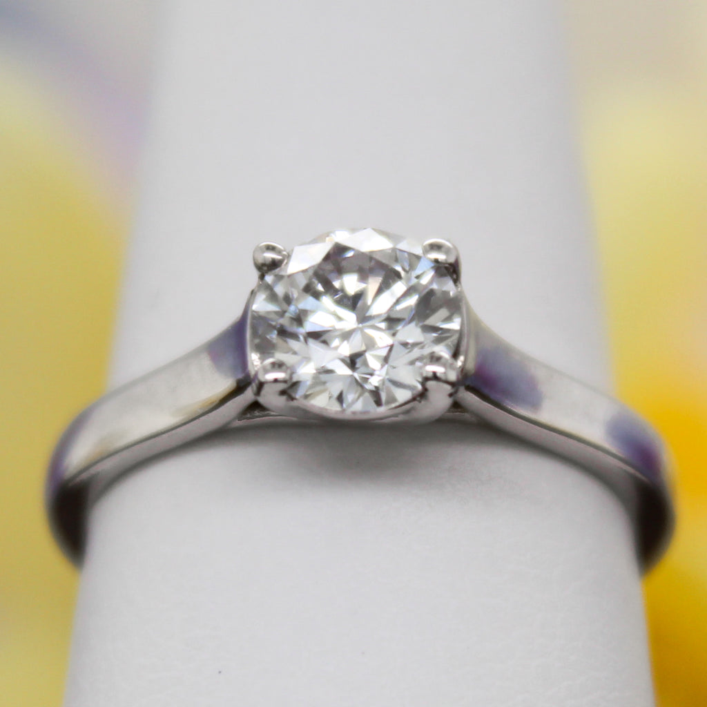 .77 ct. Lab-Grown Diamond Solitaire Engagement Ring