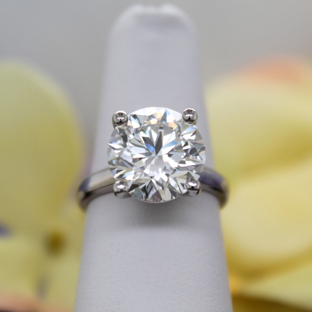 2.24 ct. E/VVS1 Round Solitaire Lab Diamond Engagement Ring