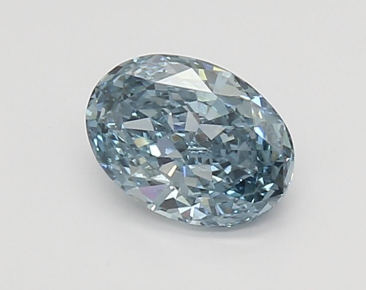 0.92 ct. Fancy Vivid Blue/VS1 Oval Lab Grown Diamond prod_856b57a47324410a88f981cbd9981503