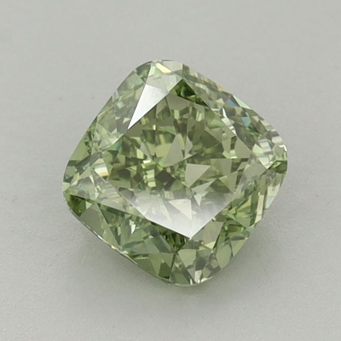 0.97 ct. Fancy Vivid Green/VVS2 Cushion Lab Grown Diamond prod_fcba32196ae64b37b4f94badd0ccfb9c