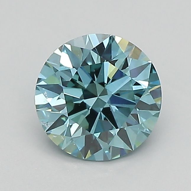 0.86 ct. Fancy Vivid Green/VVS2 Round Lab Grown Diamond prod_ea34dc96ea094785b4afbebde8ab61ba