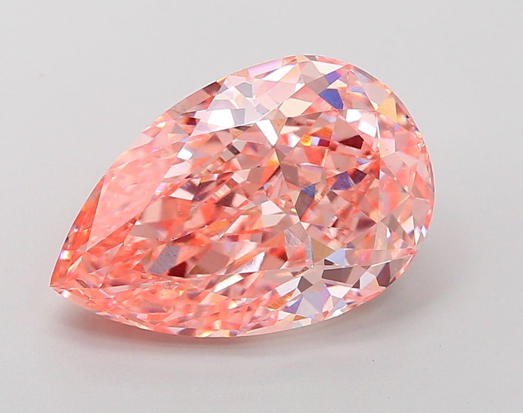 7.02 ct. Fancy Vivid Pink/VS1 Pear Lab Grown Diamond prod_aa030695d1f84f44a862bae7c7c0e599