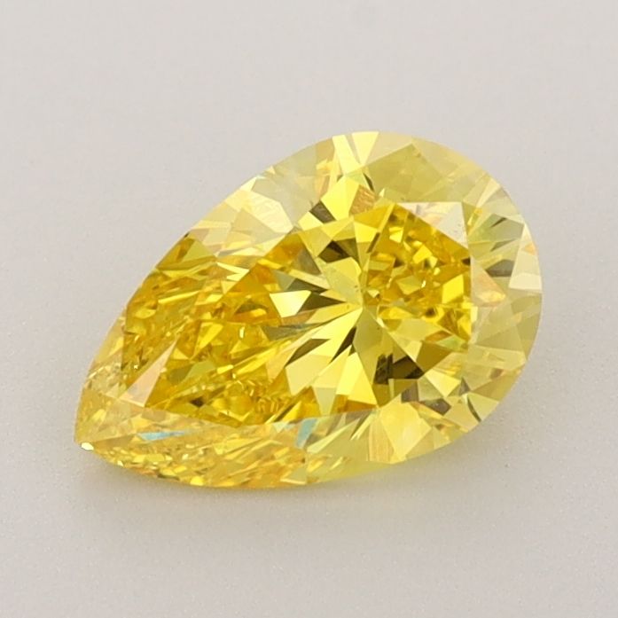 0.91 ct. Fancy Vivid Yellow/VS2 Pear Lab Grown Diamond prod_e5aed9749255462ab449fc1e07faa0cc