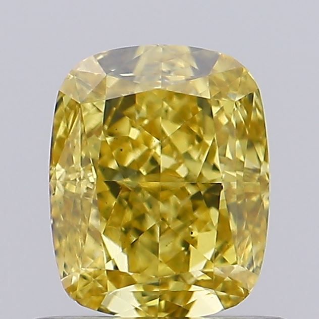 0.85 ct. Fancy Vivid Yellow/VS2 Cushion Lab Grown Diamond prod_dc1069df49cc4d5892bec258bc01df70