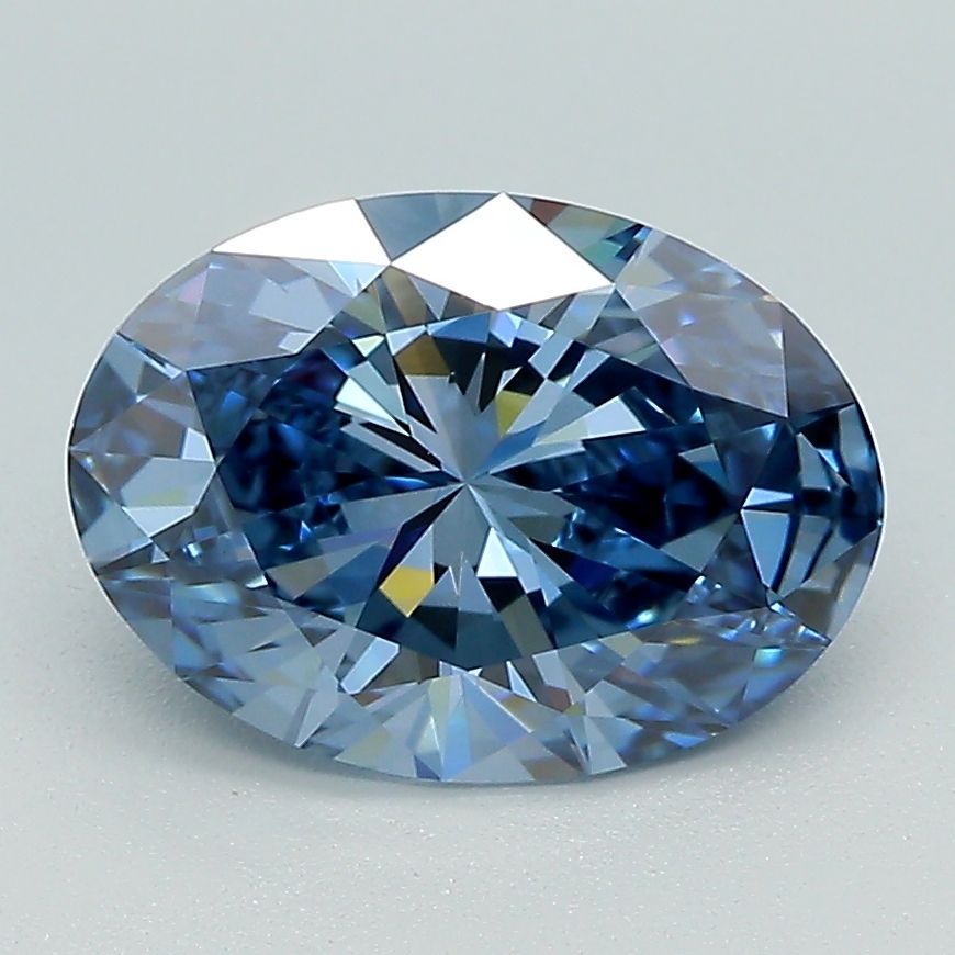 2.09 ct. Fancy Deep Blue/VVS2 Oval Lab Grown Diamond prod_e25aa67e3b3e48baad19102f30a7e63c