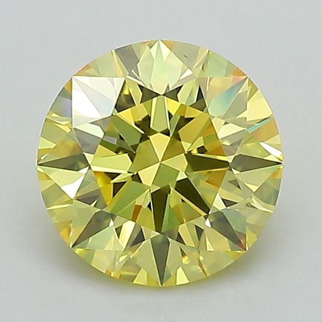 1.36 ct. Fancy Vivid Yellow/VS1 Round Lab Grown Diamond prod_ef0692f61b084715b46dc14112dafb35