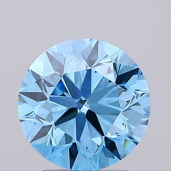 3.01 ct. Fancy Vivid Blue/VS2 Round Lab Grown Diamond prod_dce3442147da4f15a7ed1fbc5b762f60