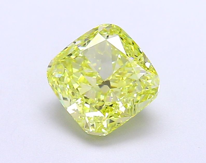 1.68 ct. Fancy Vivid Yellow/VVS2 Cushion Lab Grown Diamond prod_ec0af8fecd90432dae78faeba2081a54