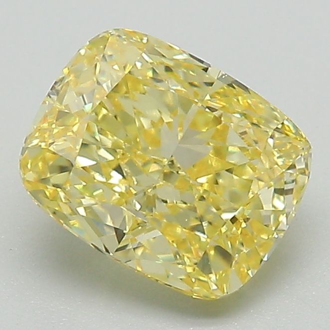 1.81 ct. Fancy Vivid Yellow/VVS2 Cushion Lab Grown Diamond prod_f37e66d3914d4a42bca9f9eff0300de0