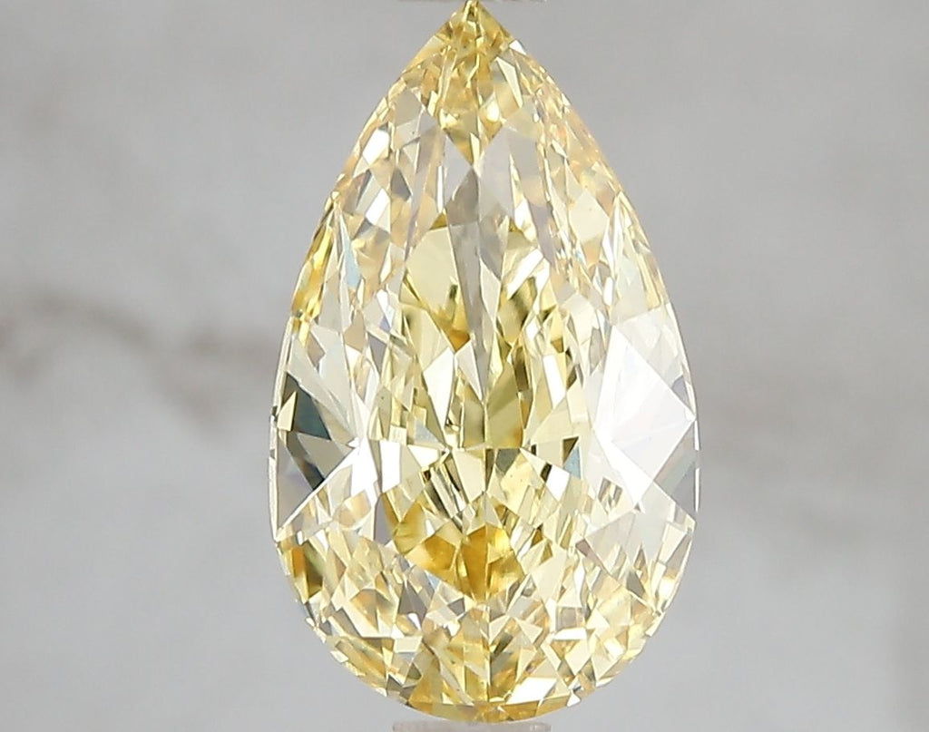 3.02 ct. Fancy Vivid Yellow/VS1 Pear Lab Grown Diamond prod_f9e3f2bee83148a1a8f02eb3556b1c15