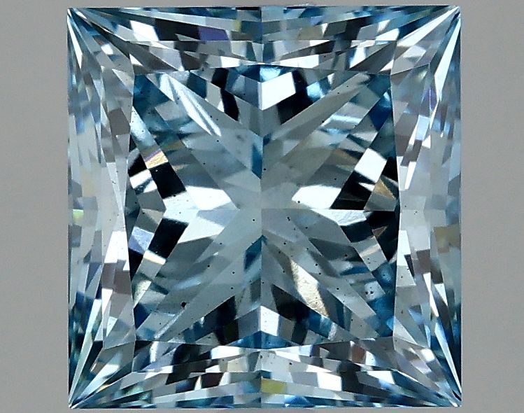 3.41 ct. Fancy Vivid Blue/VS2 Princess Lab Grown Diamond prod_e204104d86ca49038a648617ca570e6d