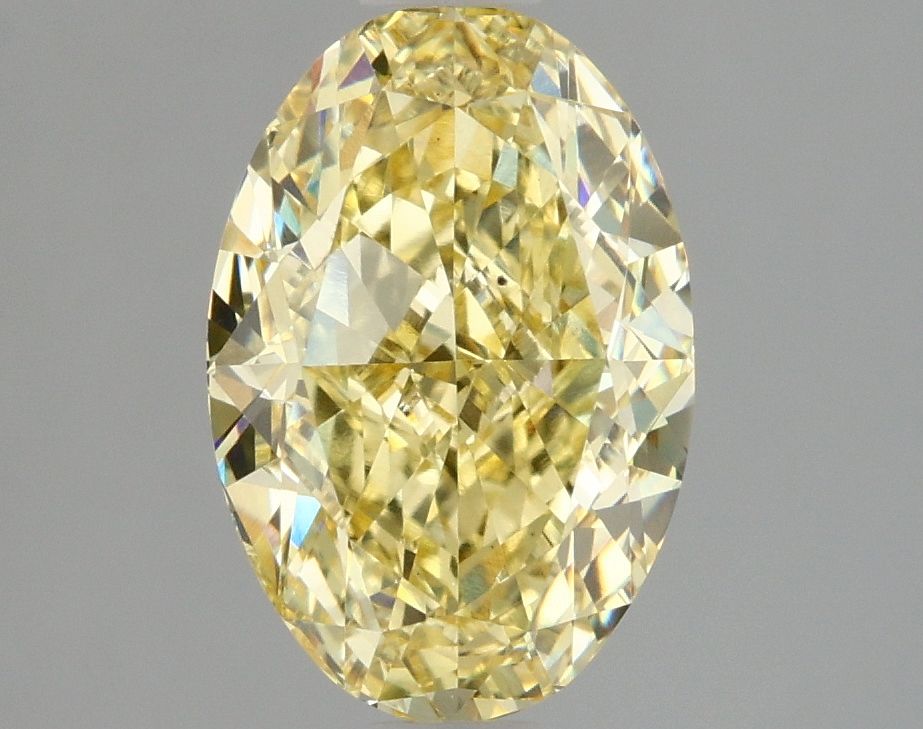 3.04 ct. Fancy Vivid Yellow/VS2 Oval Lab Grown Diamond prod_fec2aeeb027544ea8090e19ca979acfc