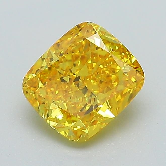 1.08 ct. Fancy Vivid Yellow/VS1 Cushion Lab Grown Diamond prod_ed5d049b91dc493184687186f5ab1964