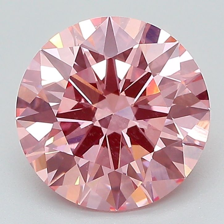 2.60 ct. Fancy Vivid Pink/VVS2 Round Lab Grown Diamond prod_9c79f5f187084860b9be874f9636dd2b