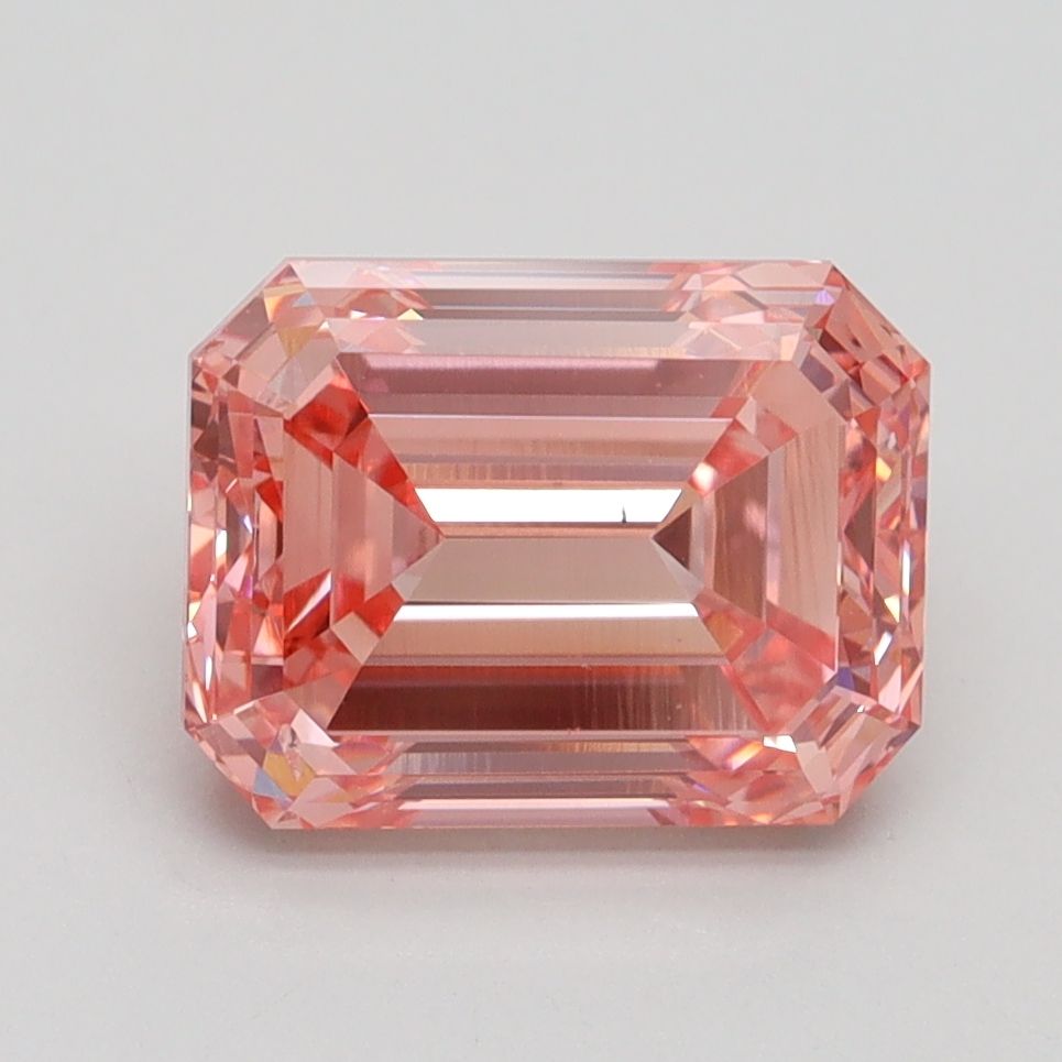 3.02 ct. Fancy Vivid Pink/SI1 Emerald Lab Grown Diamond prod_c8e355852e7d4e4dab72396e6fdc305b