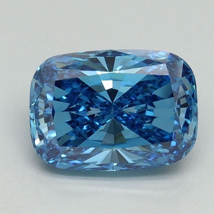 1.37 ct. Fancy Vivid Blue/VS1 Cushion Lab Grown Diamond prod_f1551983e6694679b4fa06f45f8b98db