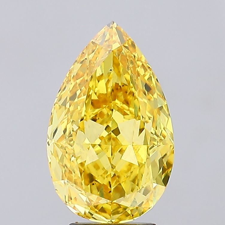 4.54 ct. Fancy Vivid Yellow/VS2 Pear Lab Grown Diamond prod_fd95d873cd6f43a9ba056f29b5428dde