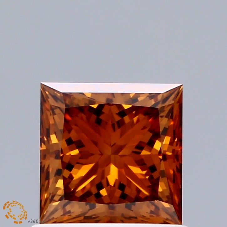 1.01 ct. Fancy Intense Brownish Orange/VS1 Princess Lab Grown Diamond prod_9da3f5a82b2a4564a3d1d4c9cc9964dd