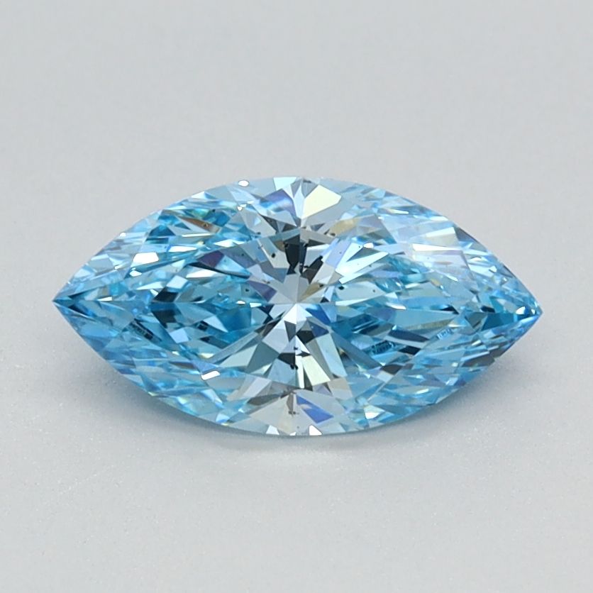 0.70 ct. Fancy Vivid Blue/SI1 Marquise Lab Grown Diamond prod_face3913344246fe96fc661d64a66057