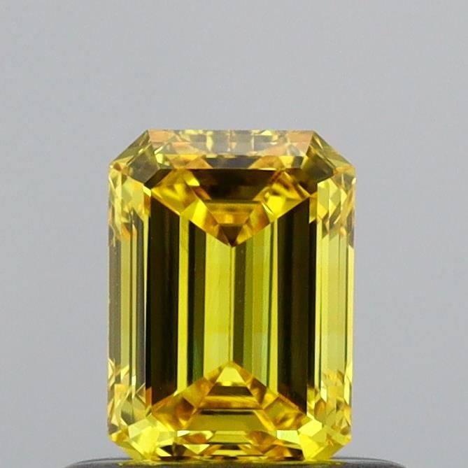 0.52 ct. Fancy Vivid Yellow/VVS2 Emerald Lab Grown Diamond prod_9b271f5a095e44a1b82be54347f696f6