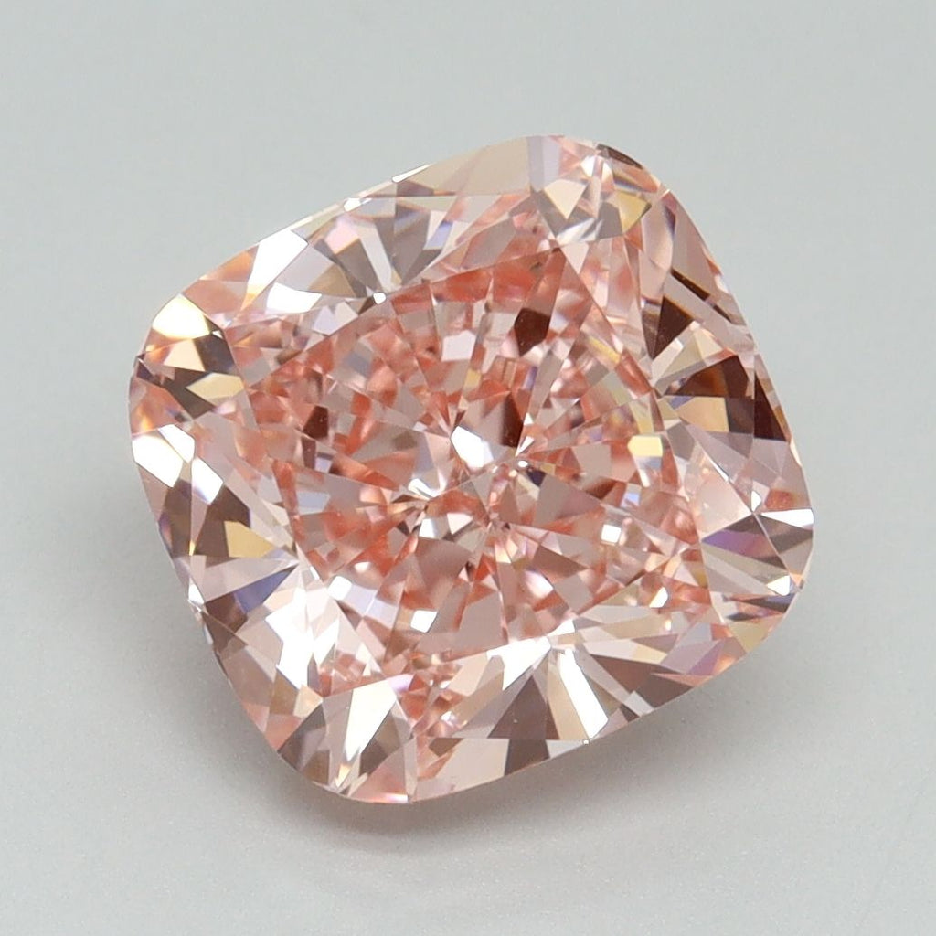 4.01 ct. Fancy Vivid Pink/VS1 Cushion Lab Grown Diamond prod_84f0e422e7894767badfa970824a576c