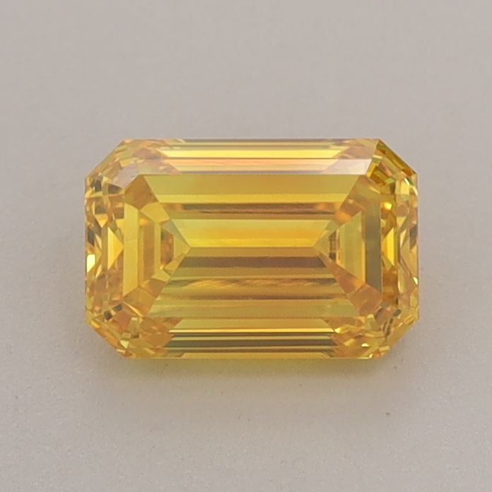 0.74 ct. Fancy Vivid Yellow/VS1 Emerald Lab Grown Diamond prod_6d3301bdeae94a1da5e7e690e52205c4