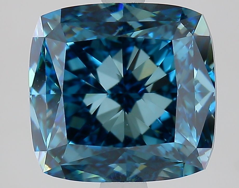 4.08 ct. Fancy Vivid Blue/VS1 Cushion Lab Grown Diamond prod_d20a07a13c8742e4ad5206bf0d4ba3be