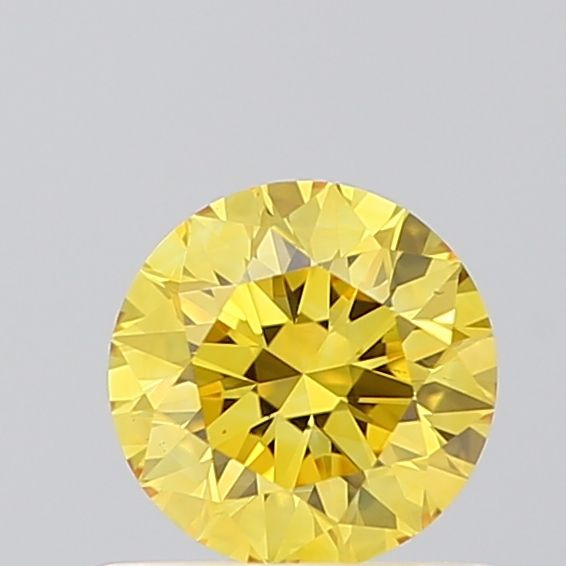 0.50 ct. Fancy Vivid Yellow/VS1 Round Lab Grown Diamond prod_f850d1e4a869418cb55ddb9bfd5906a1