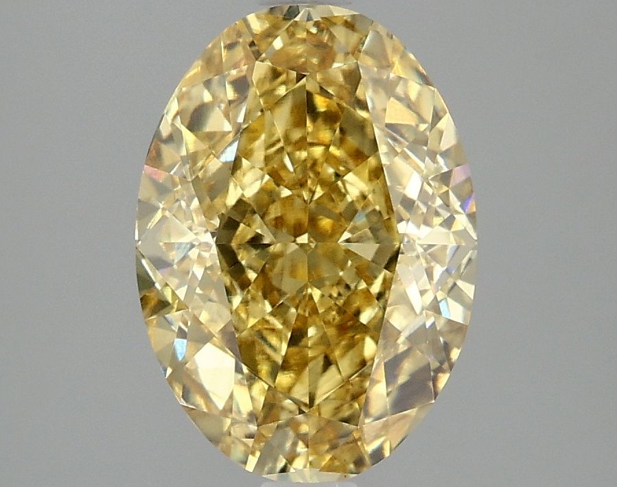 3.06 ct. Fancy Vivid Yellow/VS2 Oval Lab Grown Diamond prod_e0fd7baf3ea74708a2a3c386abb47378