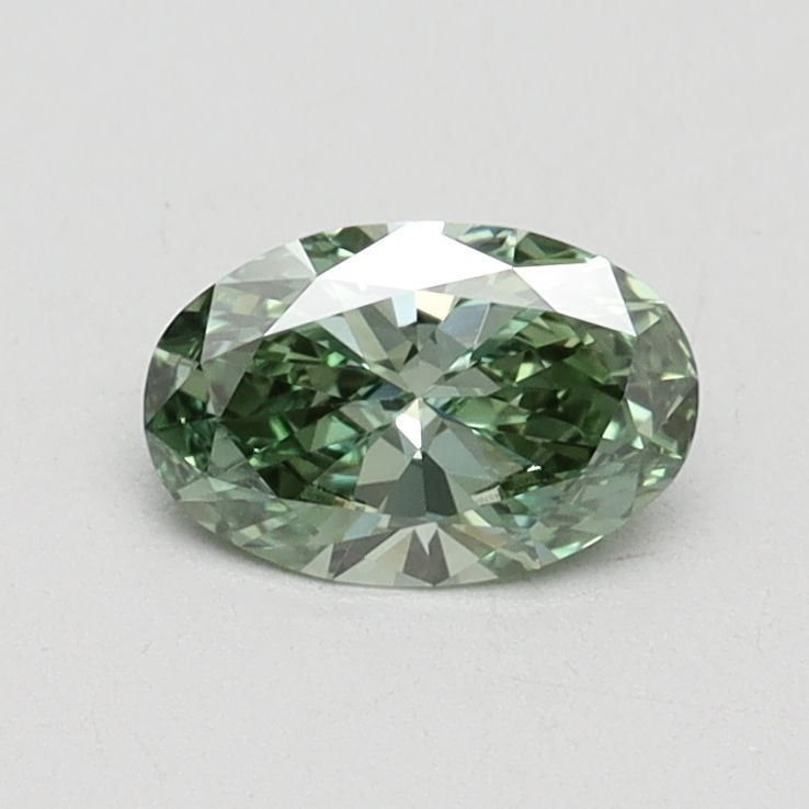 0.50 ct. Fancy Vivid Green/VVS2 Oval Lab Grown Diamond prod_edbec4d53ff84681b60c24a258d92cf4