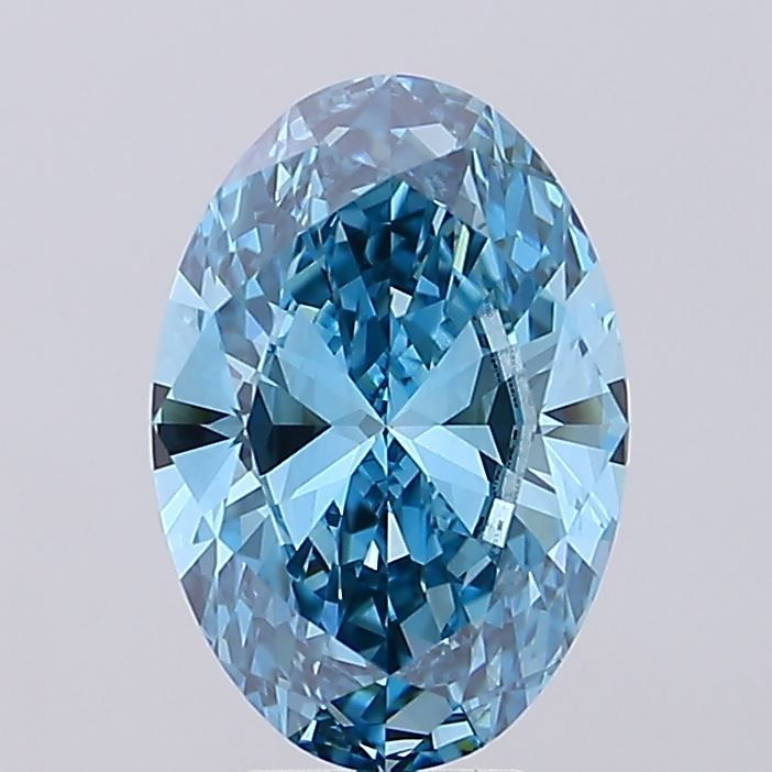 6.00 ct. Fancy Vivid Blue/VS1 Oval Lab Grown Diamond prod_c02117e71703456593e887700c093b14