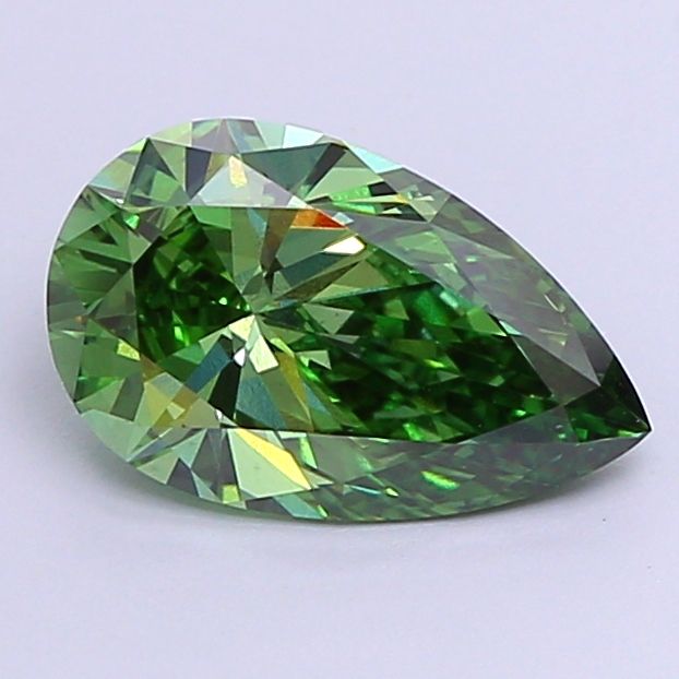 1.61 ct. Fancy Vivid Green/VS2 Pear Lab Grown Diamond prod_87815197240b4710a84a52f4a43087b1