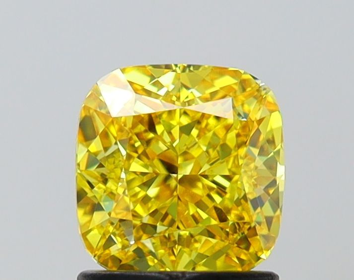 1.51 ct. Fancy Vivid Yellow/VS1 Cushion Lab Grown Diamond prod_ed845d2f03ab4645acb7fc2f04b59620