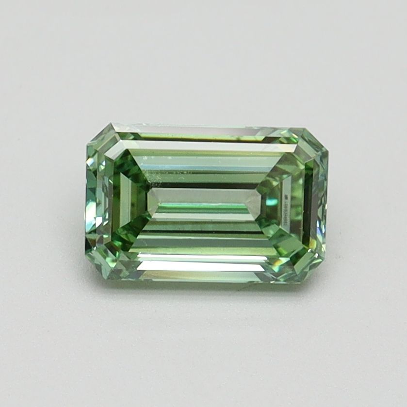 0.81 ct. Fancy Vivid Green/VS1 Emerald Lab Grown Diamond prod_e7b4f341daf34394839fe8ff7a592422