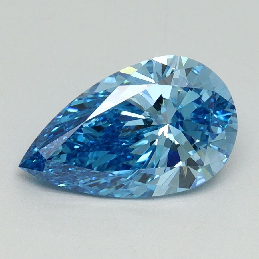 1.55 ct. Fancy Vivid Blue/VVS2 Pear Lab Grown Diamond prod_eb10db24290f4e0487b3e9a1f01f8a27