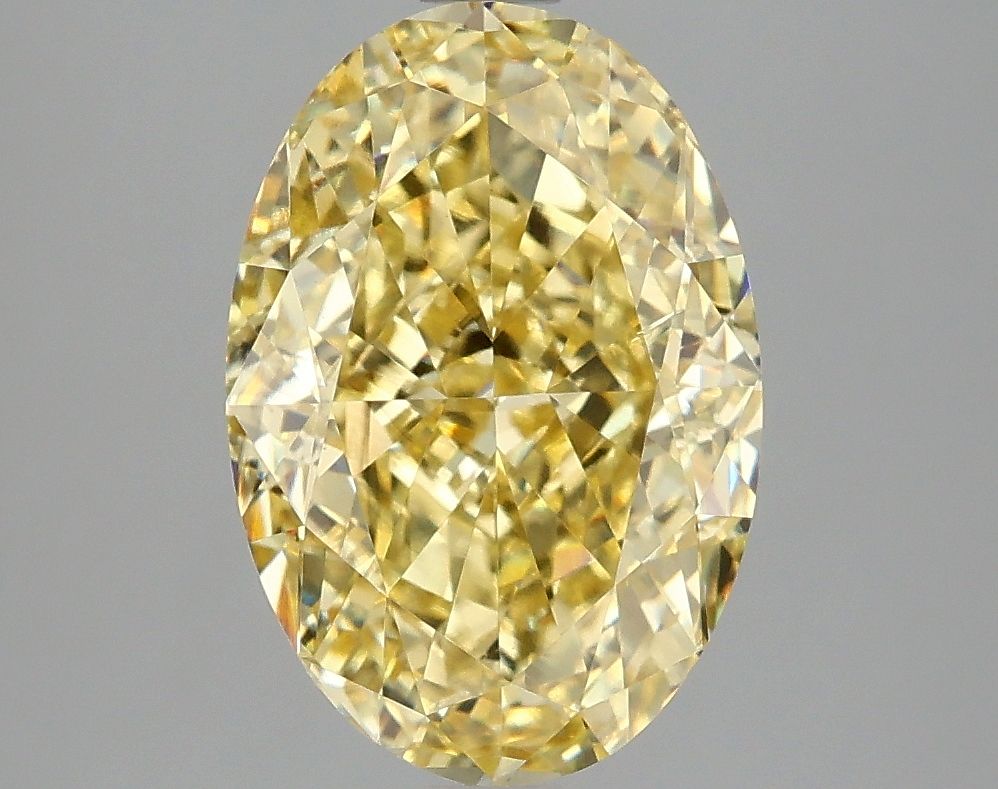 4.08 ct. Fancy Vivid Yellow/VS2 Oval Lab Grown Diamond prod_e0b970fa57ee47adadba2184db9827fb