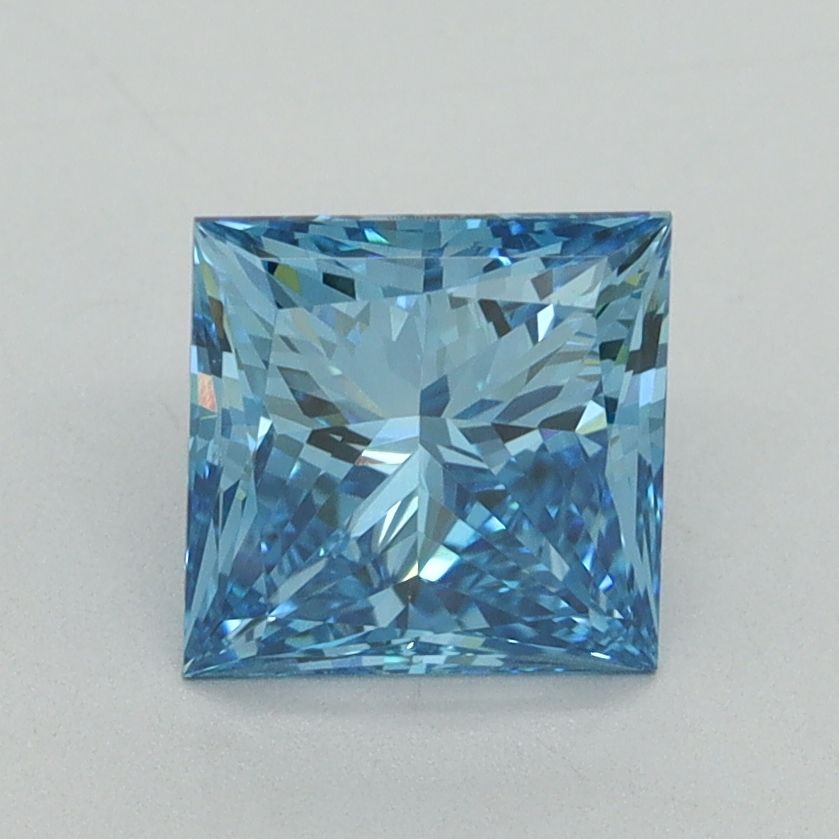 1.60 ct. Fancy Vivid Blue/VVS2 Princess Lab Grown Diamond prod_dc8fdf8406794c4084d5c87338b43fd8