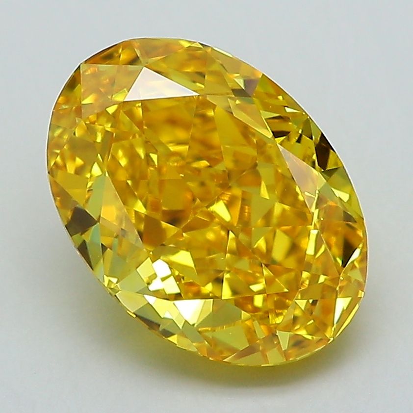 3.31 ct. Fancy Vivid Yellow/VS1 Oval Lab Grown Diamond prod_8d22de979b4c431cb7bc6aa8f7481f89