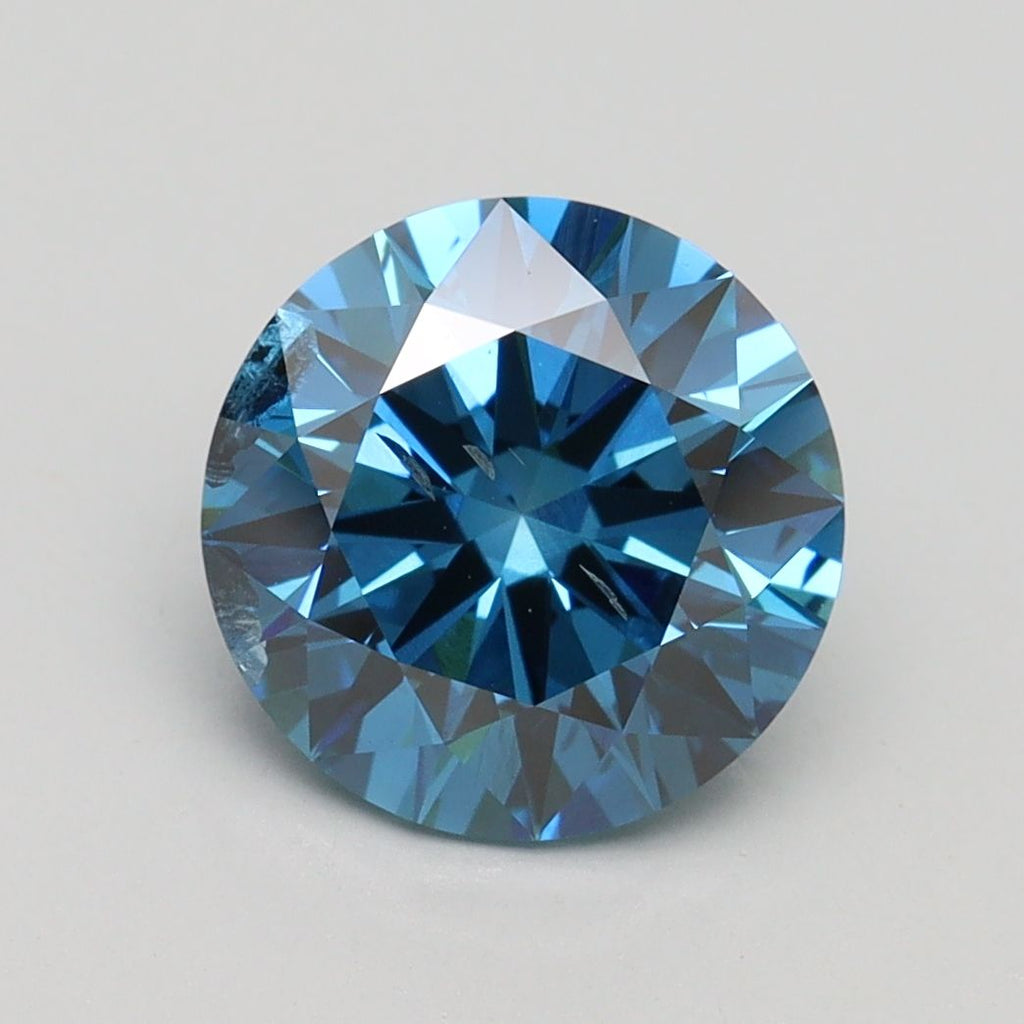 2.50 ct. Fancy Vivid Blue/SI2 Round Lab Grown Diamond prod_8eba0210bd274f50bb63cac0cd896c1b