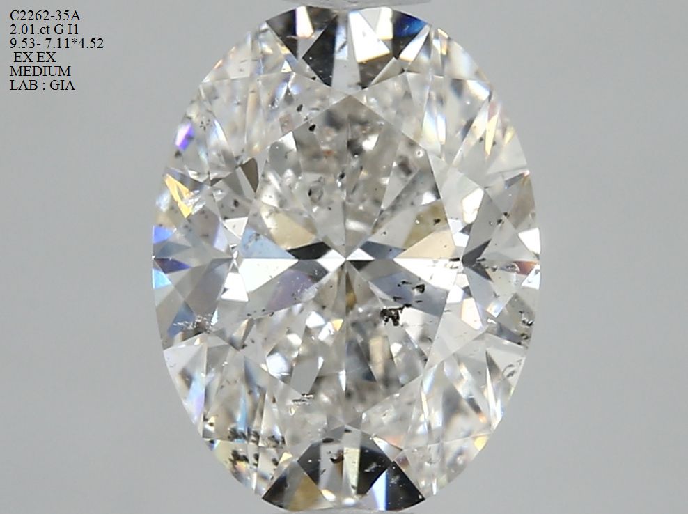 2.01 ct. G/I1 Oval Diamond prod_c4f94ba0cfe7429aae5b393e136776d1