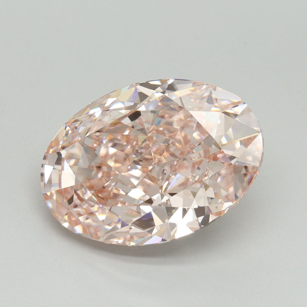 10.71 ct. Fancy Intense Pink/VS1 Oval Lab Grown Diamond | Mikado Diamonds