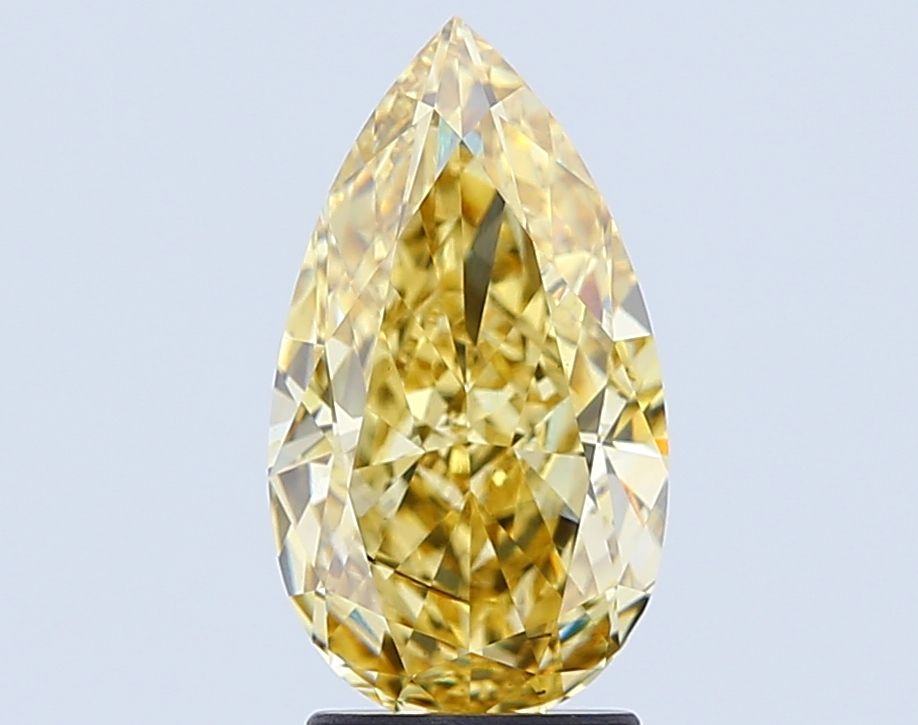 3.01 ct. Fancy Vivid Yellow/SI1 Pear Lab Grown Diamond prod_f59dabf82c4842368068bcd70f06902f