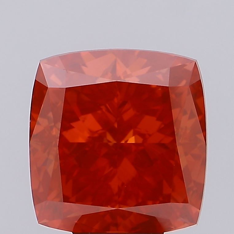 10.60 ct. Fancy Vivid Red/VVS2 Cushion Lab Grown Diamond prod_f1c35ffb1e854dd5bff0bfa98e342987