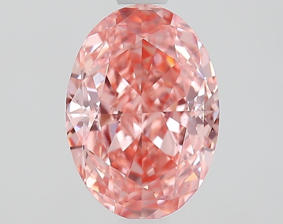 1.72 ct. Fancy Vivid Pink/VS1 Oval Lab Grown Diamond prod_e564a98c2c144e268fc258b7ae44029b