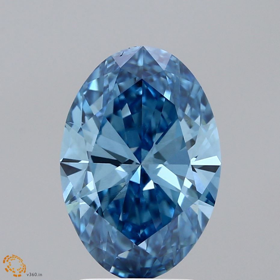 3.02 ct. Fancy Vivid Blue/VS2 Oval Lab Grown Diamond prod_faf8893bdf694d04b0ae4dd2a7946bf3