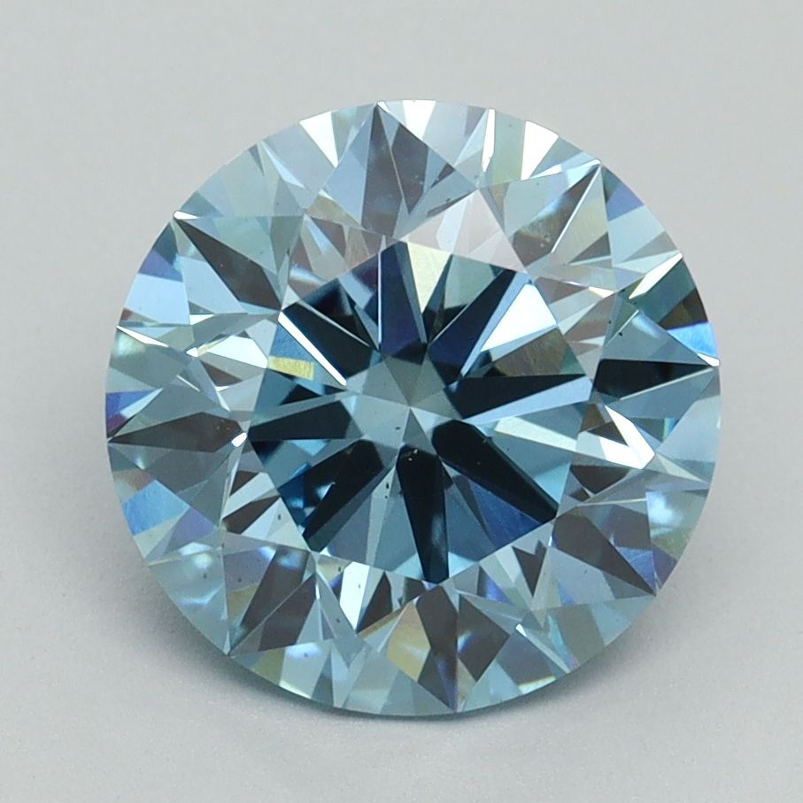 3.08 ct. Fancy Vivid Blue/VS2 Round Lab Grown Diamond prod_cbde798e53764e72a602234d4b7c0242