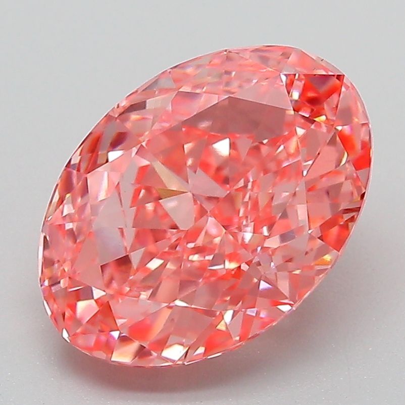 3.15 ct. Fancy Vivid Pink/VS1 Oval Lab Grown Diamond prod_fde764e30e46445ebe60110d1effbdf9