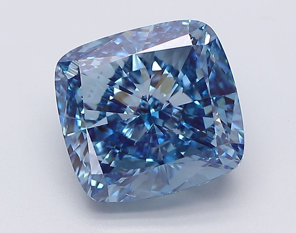 5.00 ct. Fancy Vivid Blue/VS2 Cushion Lab Grown Diamond prod_e64b3e6677cb4478bb6feeb5e69a1704